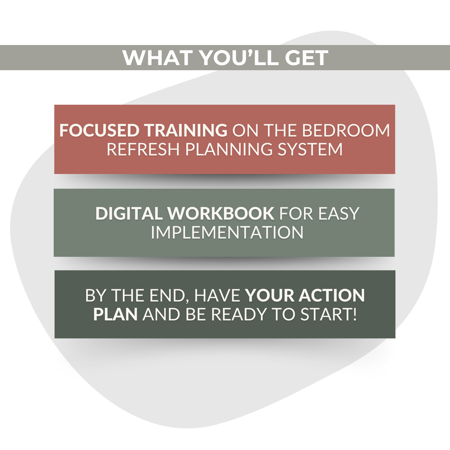 Transform your space with My Homier Home’s Cozy Bedroom Refresh Workshop—get focused training, a digital workbook, and an actionable plan to turn your bedroom into a cozy retreat by the end of this workshop.