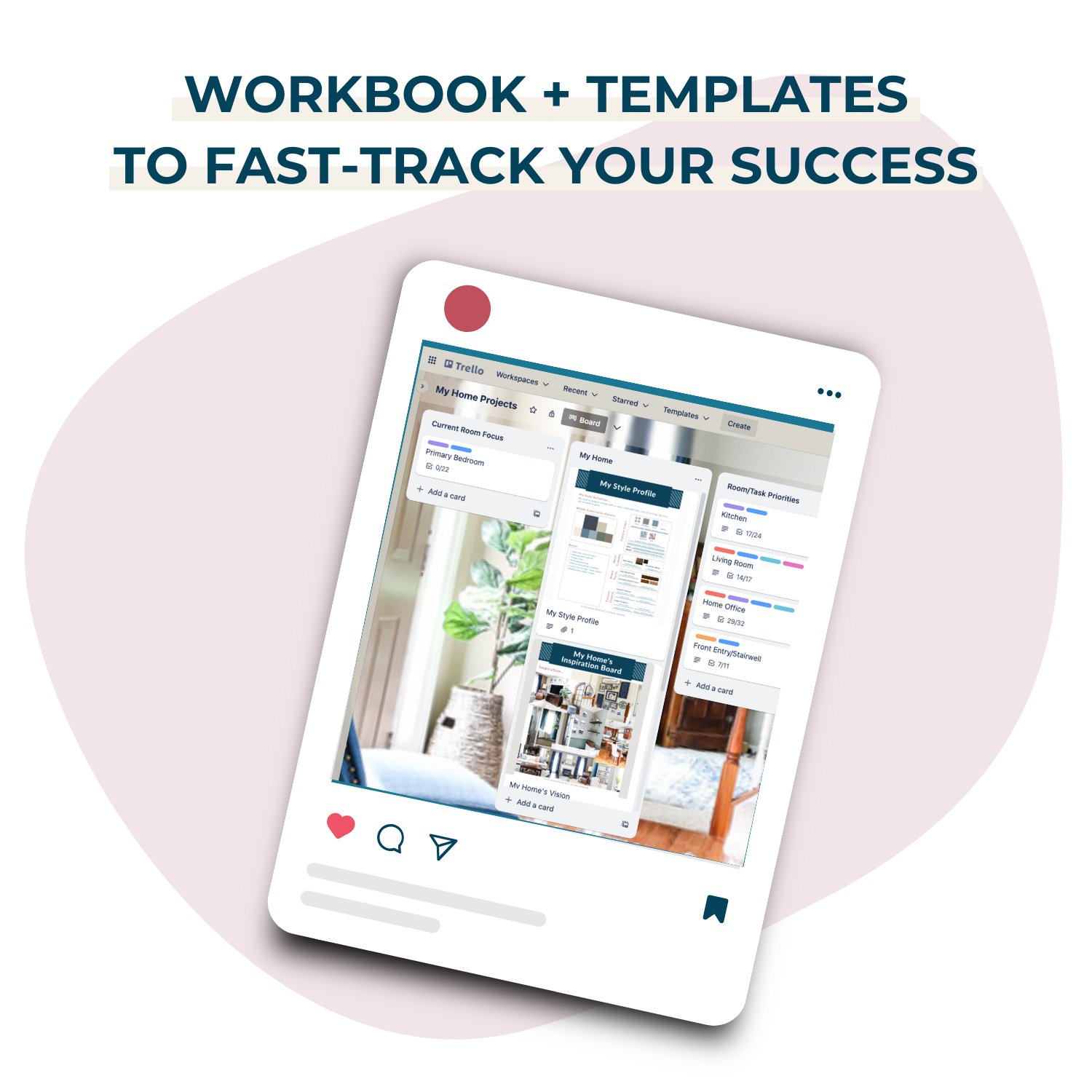 My Homier Home Home Decorating Starter Kit + templates to fast track your success.