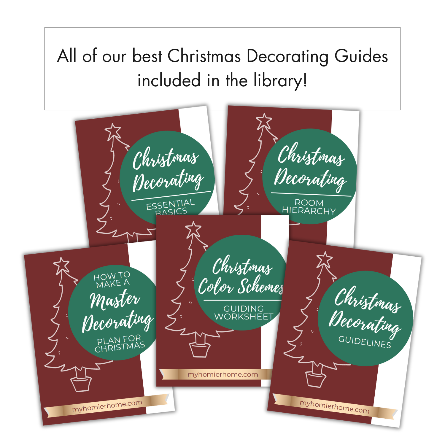 All best Christmas Prep Library guides in the library, perfect for those looking to host festive gatherings or seeking gift-giving inspiration. (Brand Name: My Homier Home)