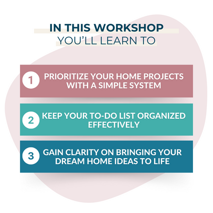 The Dream Home Idea Vault Workshop by My Homier Home will transform your home into an organized haven.