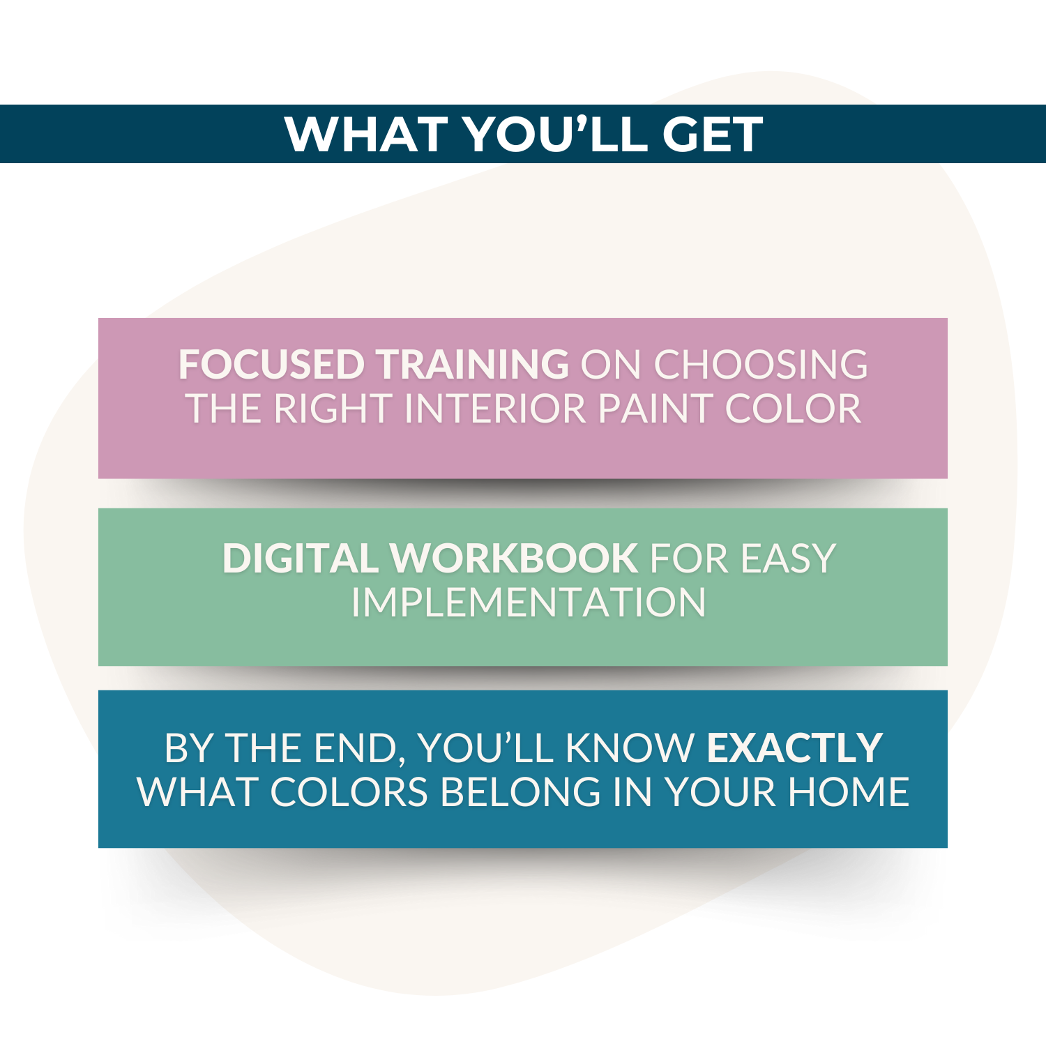 The Perfect Paint Colors Workshop by My Homier Home includes focused training, a digital workbook, and guidance to help you confidently choose paint colors for your home.